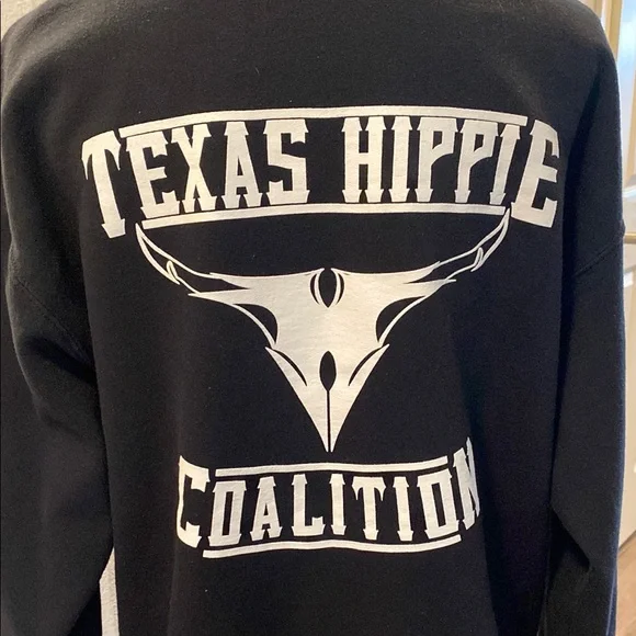 THC Black Hoodie with White Graphic - Picture 3 of 5
